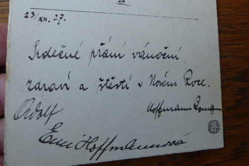 Veselé vánoce..stará pohlednice, 1925 — foto 5
