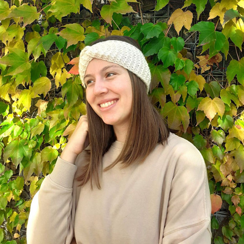 Ručně pletená čelenka — foto 2