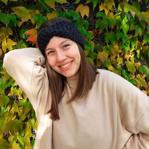 Ručně pletená čelenka — foto 3