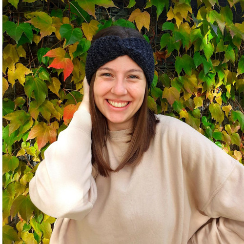Ručně pletená čelenka — foto 2