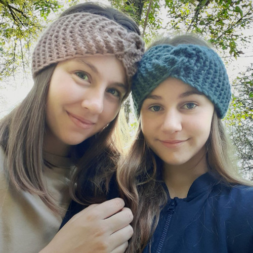 Ručně pletená čelenka — foto 3