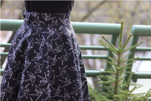 Zavinovací sukně, origami — foto 2