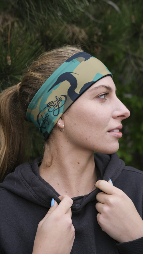 Termo čelenka - Camo animal green — foto 2