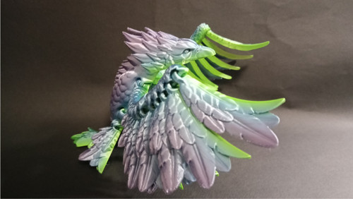 Flexi Bájný Fénix - 21 cm - 3D tisk — foto 2