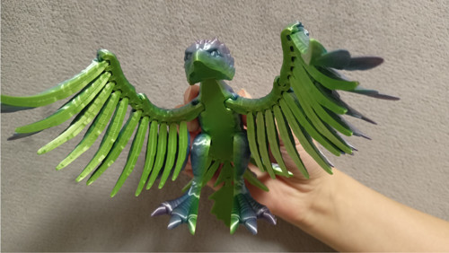 Flexi Bájný Fénix - 21 cm - 3D tisk — foto 4