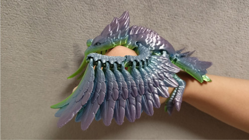 Flexi Bájný Fénix - 21 cm - 3D tisk — foto 6