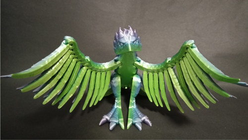 Flexi Bájný Fénix - 21 cm - 3D tisk — foto 5
