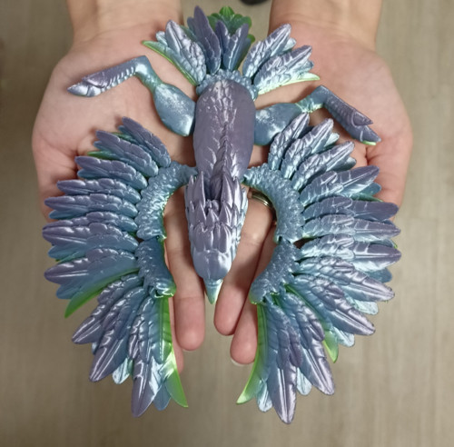 Flexi Bájný Fénix - 21 cm - 3D tisk — foto 3