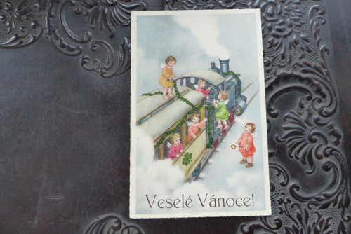 Veselé Vánoce!...stará pohlednice — foto 2