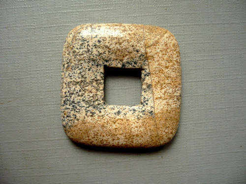 Donut 3,5 cm - jaspis obrázkový, č.3f — foto 2