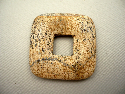 Donut 3,5 cm - jaspis obrázkový, č.11 — foto 2