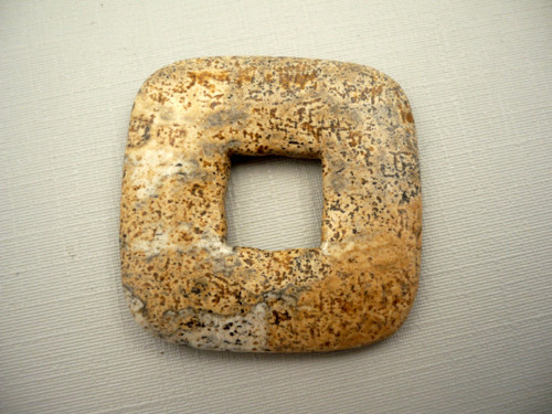 Donut 3,5 cm - jaspis obrázkový, č.15f — foto 2