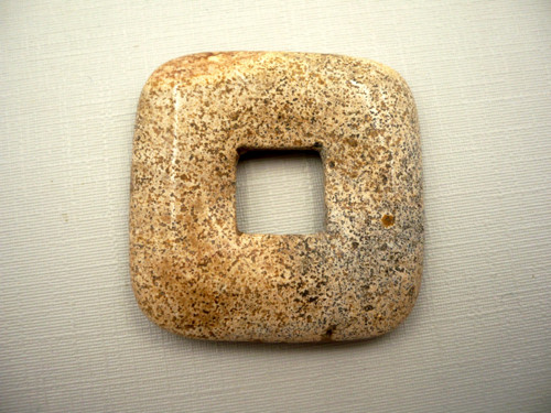 Donut 3,5 cm - jaspis obrázkový, č.18f — foto 2