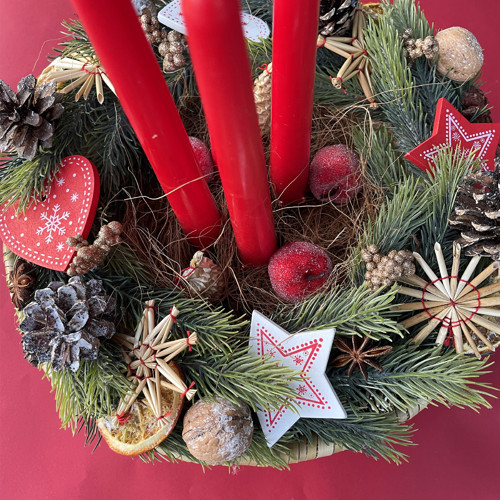 Adventní aranžmá Staročeské — foto 4