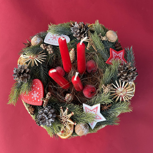 Adventní aranžmá Staročeské — foto 3