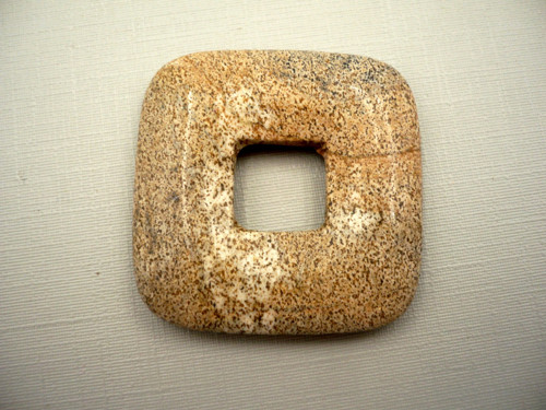 Donut 3,5 cm - jaspis obrázkový, č.31f — foto 2