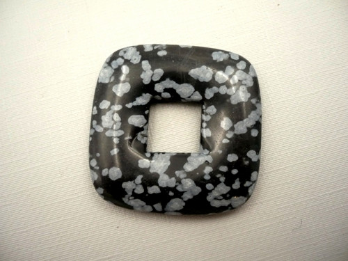 Donut 3,5 cm - obsidián vločkový, č.68f — foto 2