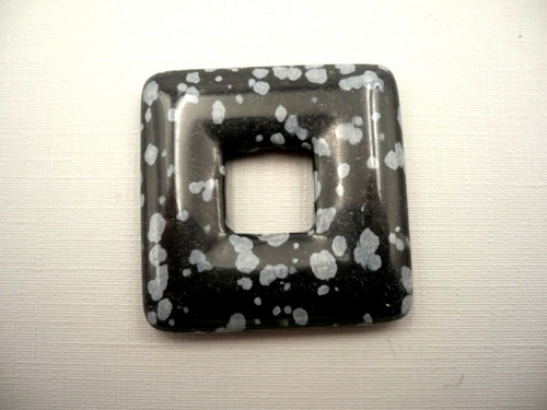 Donut 3,5 cm - obsidián vločkový, č.70f — foto 2