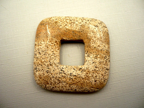 Donut 3,5 cm - jaspis obrázkový, č.32f — foto 2