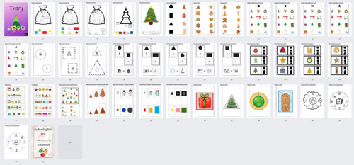 Advent - tvary, pracovní listy — foto 6