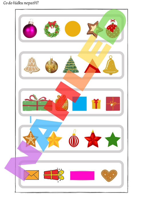 Advent - tvary, pracovní listy — foto 5