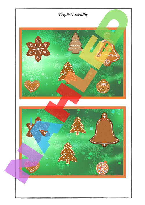Najdeš rozdíly? Adventní čas — foto 2