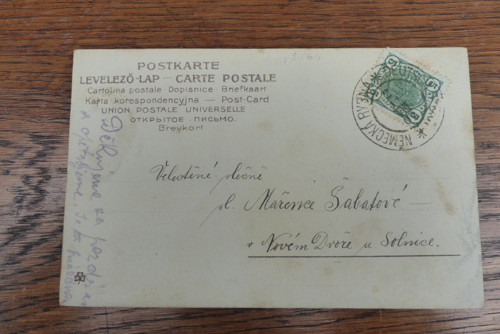 Milá Mařenko...stará pohlednice, 1907 — foto 3