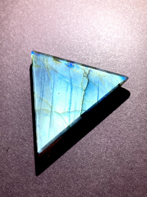 Labradorit - Kabošon, Multicolor, minerál, 54 Ct — foto 4
