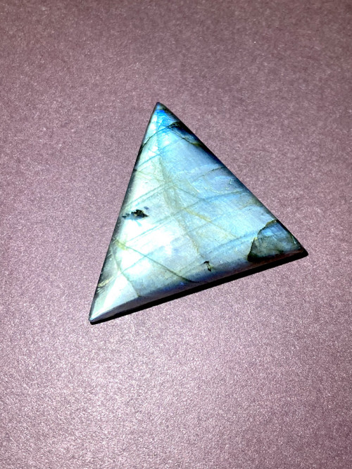 Labradorit - Kabošon, Multicolor, minerál, 54 Ct — foto 5