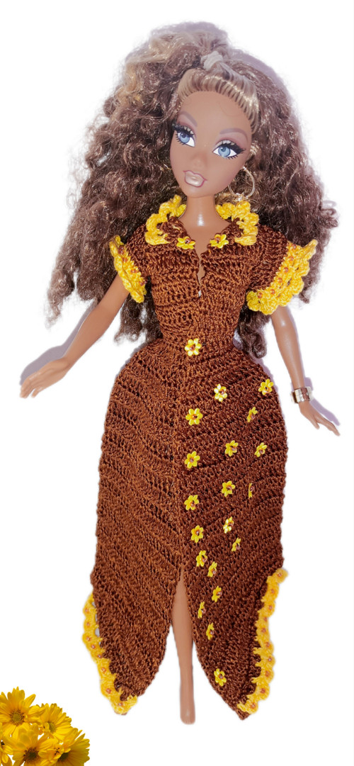 Šaty pro panenky barbie na ples — foto 2