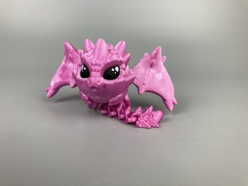 Rohatý rarášek - 13cm, 3D tisk — foto 3