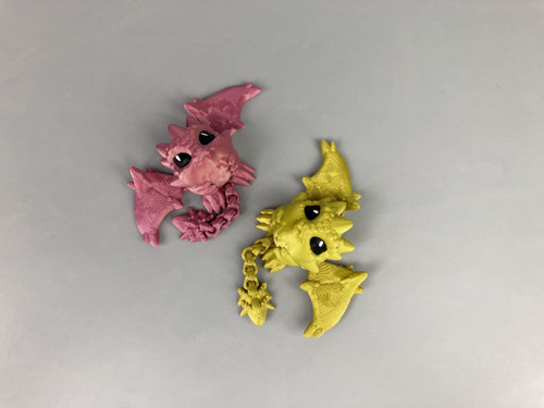 Rohatý rarášek - 9cm, 3D tisk — foto 3
