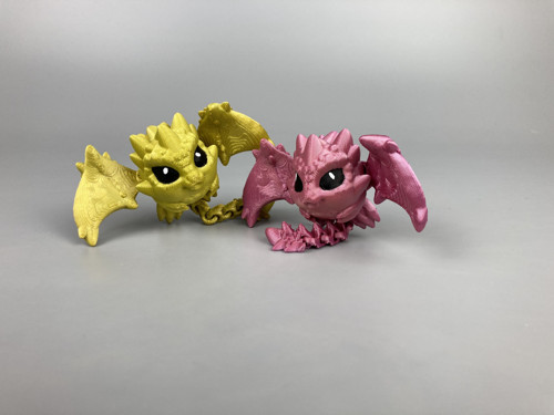Rohatý rarášek - 9cm, 3D tisk — foto 2