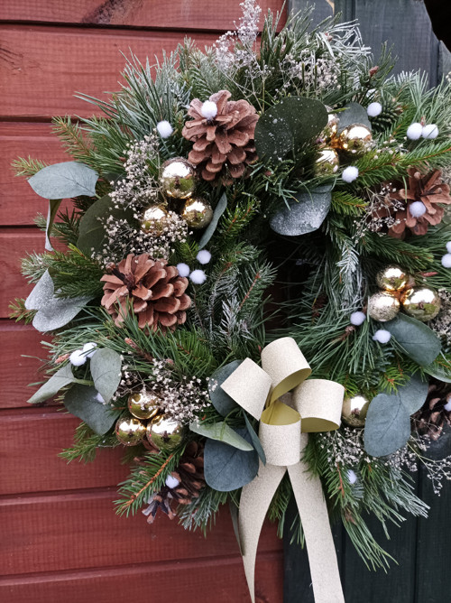 Přírodní adventní věnec — foto 2