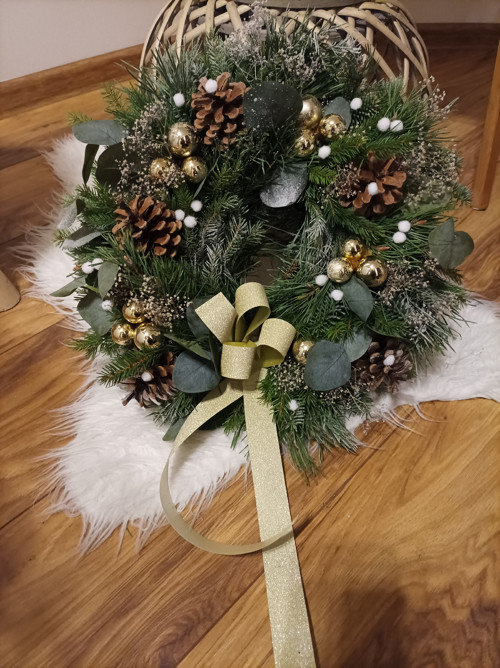 Přírodní adventní věnec — foto 4