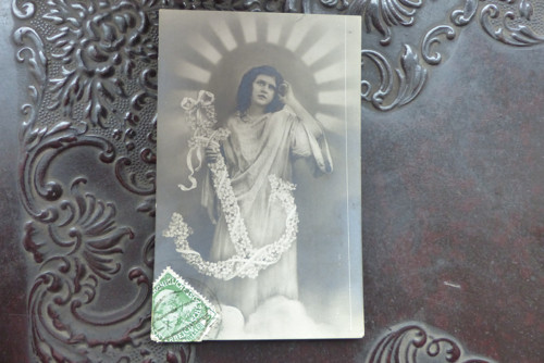S nadějí...stará pohlednice, 1910 — foto 2