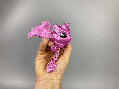 Rohatý rarášek - 13cm, 3D tisk — foto 4