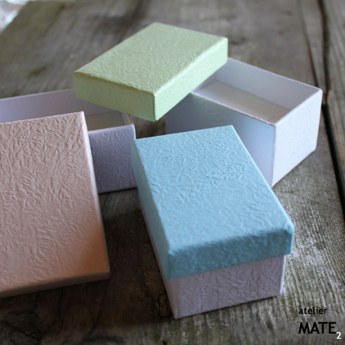 Papírová krabička pastel losos — foto 4