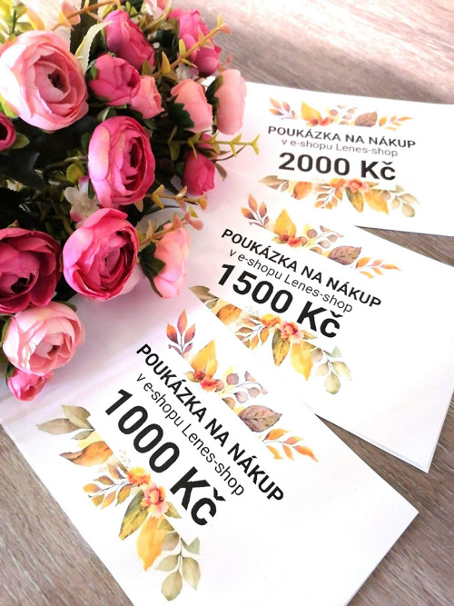 Nákupní poukaz 2000 Kč u prodejce LENES — foto 2