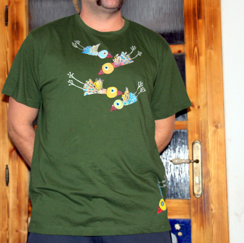 Triko Ptáci vel.XXL SKLADEM — foto 3