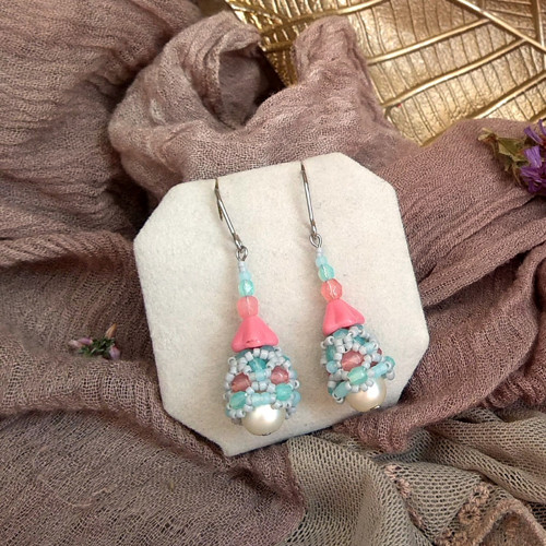 Baroque long sweet - náušnice visací — foto 2