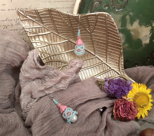 Baroque long sweet - náušnice visací — foto 3