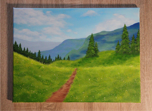 Beskydy (Malovaný obraz) — foto 2