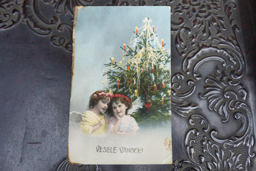 Veselé Vánoce!...stará pohlednice — foto 2