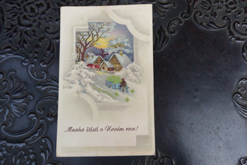 Šťastný nový rok!...stará pohlednice — foto 2