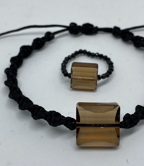 Náramek a prstýnek se Swarovski — foto 3