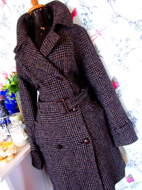 Kabát elegantní dandy v tweedu — foto 2