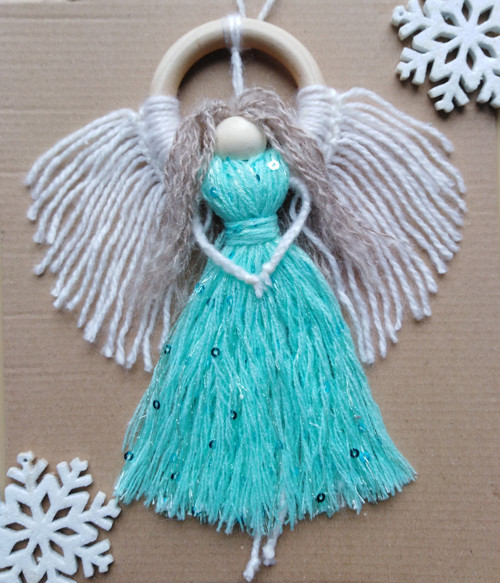 Macramé anděl uzdravení — foto 2