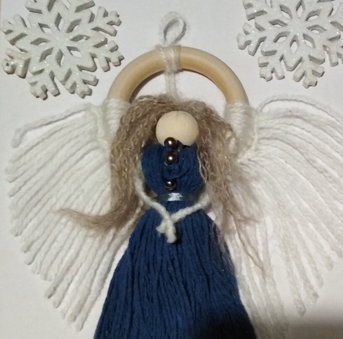 Macramé anděl věrnosti — foto 2
