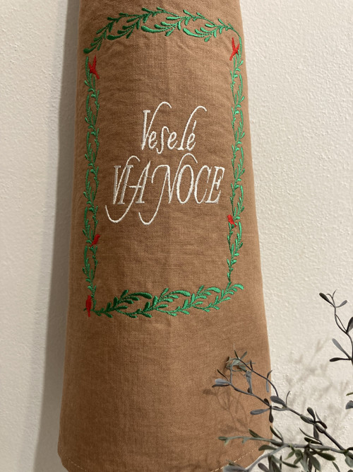 Ľanová utierka ,,Veselé VÁNOCE" — foto 4
